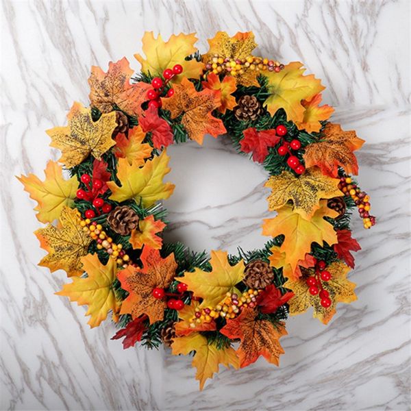 

simulation scene decoration falling artificial silk flower living home decoration simulation leaves easter wreath