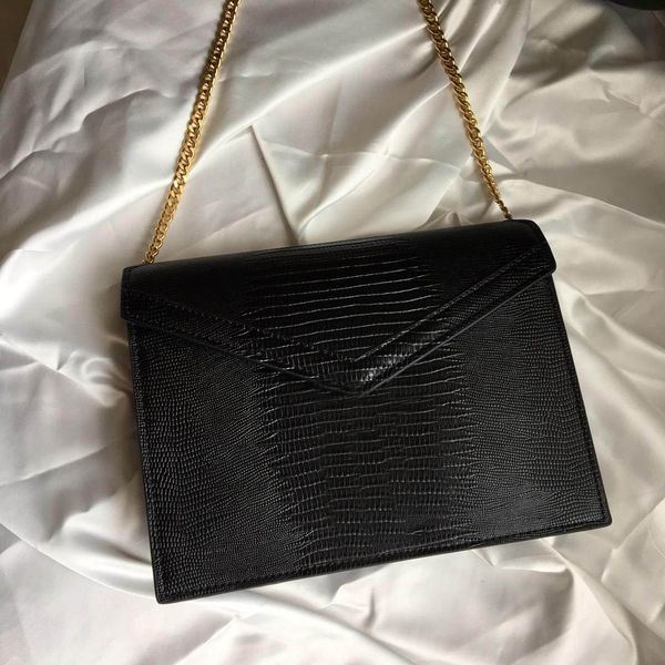 

women genuine leather shourder bag luxury messenger bag fashion lady crossbody with gold chain design