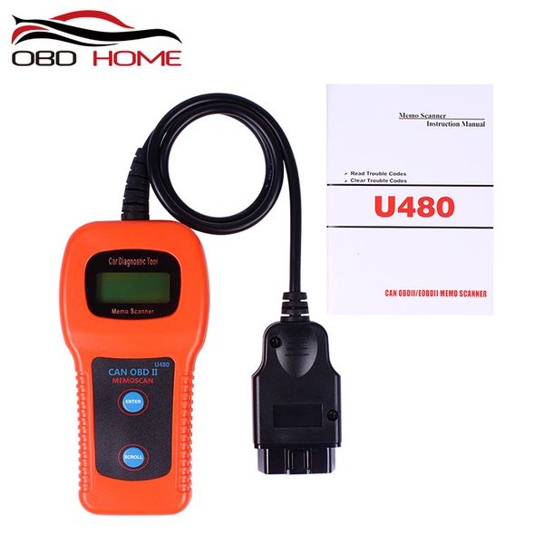 

new u480 fault code reader works on all 1996 and newer cars&trucks u480 obd2 obd ii scanner u 480 can bus & engine code reader