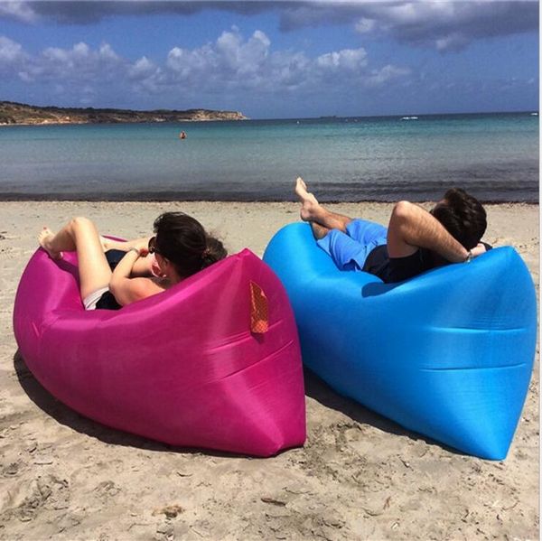Acheter Nouveau Salon Sofa Sac De Couchage Gonflable Lazy Beanbag Voyage Portable Matelas Flotteur Piscine Nager Plage Camping En Plein Air Lit