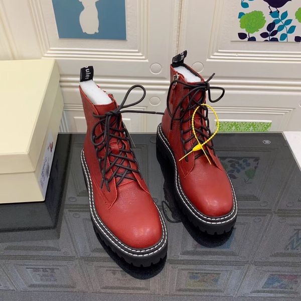 

martin boots female british wind 2019 new wild tide genuine handsome black motorcycle boots plus velvet leather ankle boots boot for women