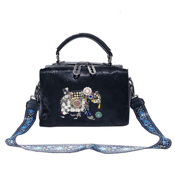 

telastar] 2019 winter season fur bag horse hair bag women crossbody handbag single shoulder elephant ladies message bags