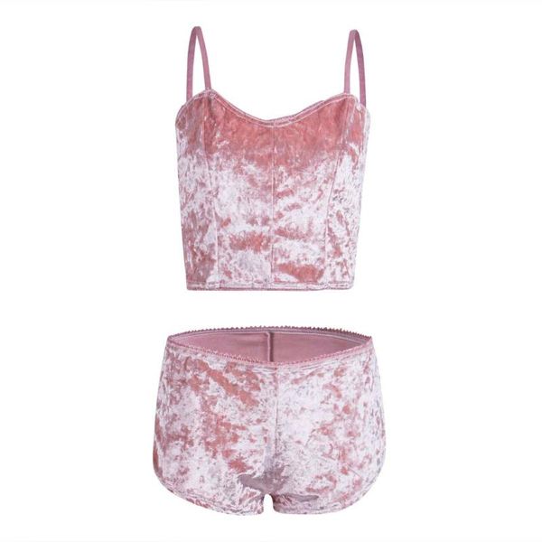 

women velvet underwear pajama sets soft nightwear yoga set