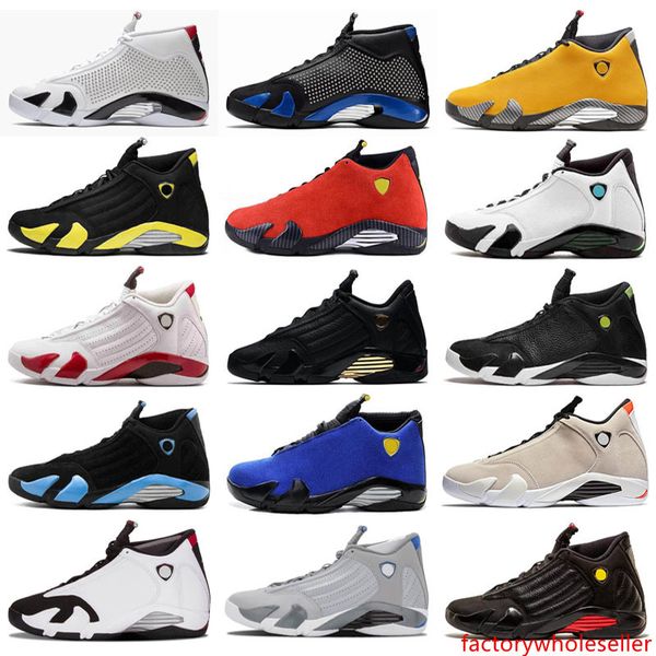 

2019 new 14 reverse ferr yellow candy cane sup red blue suede outdoor shoes men 14s black toe desert sand indiglo oxidized sneakers