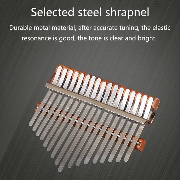 

17 key kalimba mahogany thumb piano mbira natural mini keyboard instrument