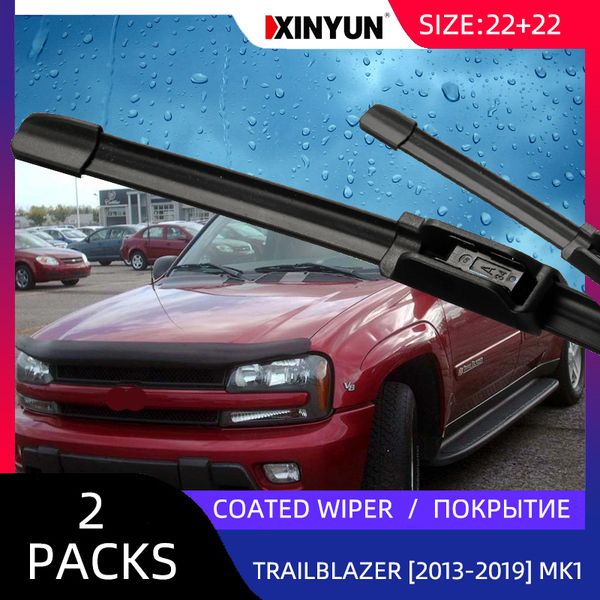 

coated wiper front wiper blades for trailblazer (kc_) 1 [2001-2009] windshield windscreen 22+22