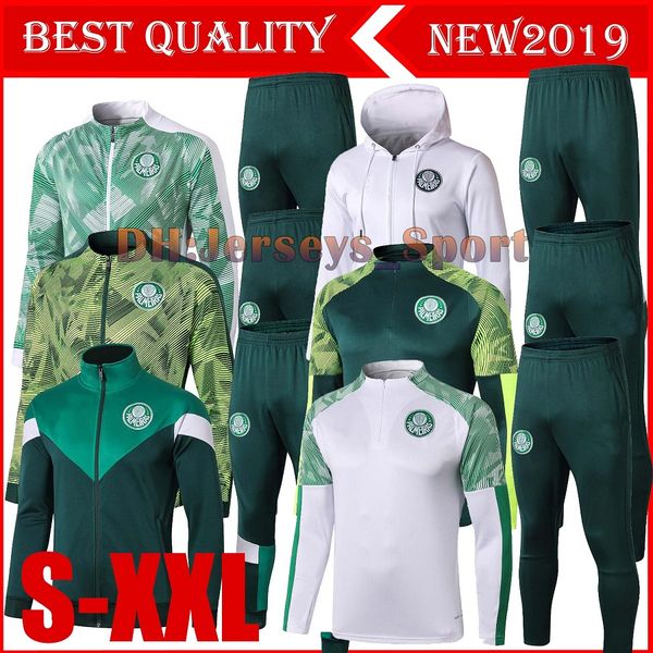 

g.jesus 19 20 palmeiras jacket training suit kits soccer jersey dudo r. goulart palmeiras allione cleiton xavier 2019 2020 football shirt, Black