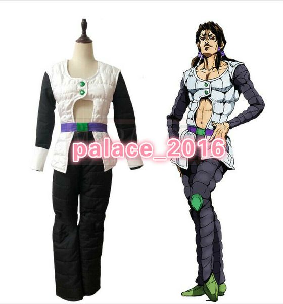 

невероятные приключения джоджо illuso рождество косплей одежда потому костюм косплей, Black;red