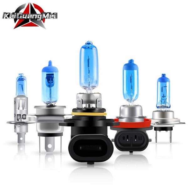 

2pcs h1 h4 h7 h3 h11 h8 9005 9006 car halogen xenon light bulbs 55w white 5000k 12v for led headlight high/low beam fog lights