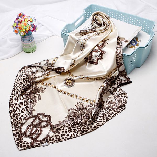 

luxury designer brand new simulation silk cashew printed square scarf custom luxury 4 season scarf shawl ing, Blue;gray