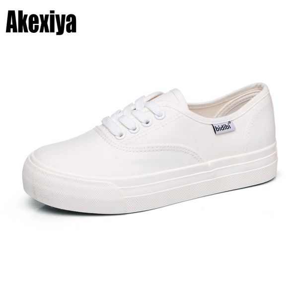 

холст обувь повседневная обувь платформа цельнолитные кроссовки плоский рот весна осень высокое качество мода белый черный размер 35-40 y200, Black