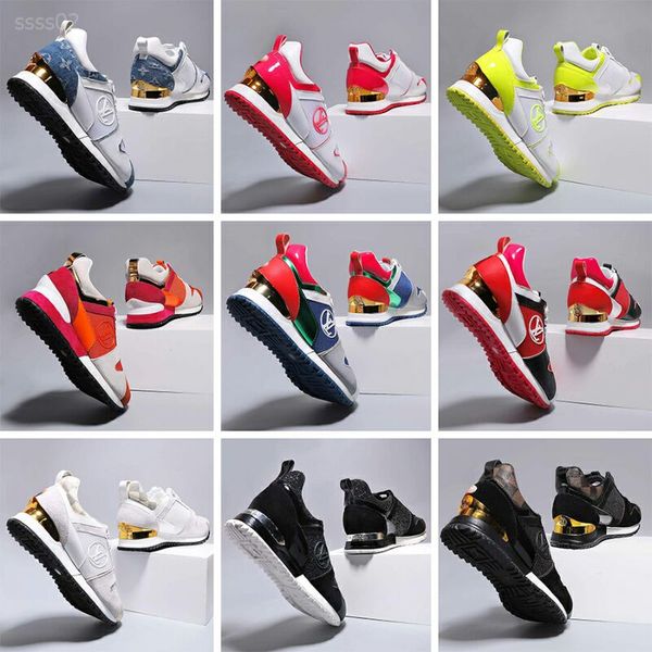 

mens shoes sneakers trainers shoes running shoe for men womens runners flats genuine leather retro and racer luxury shoe, Black