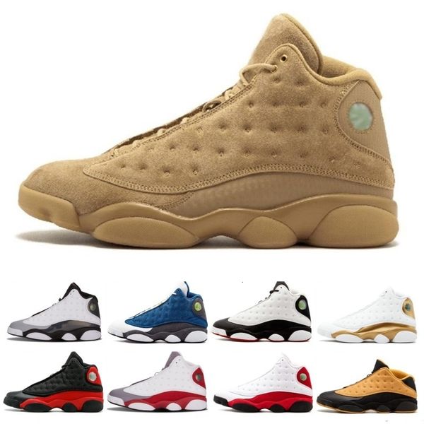 

13 13s mens basketball shoes phantom chicago gs hyper royal black cat flints bred brown olive wheat dmp ivory grey men sports sneakers women