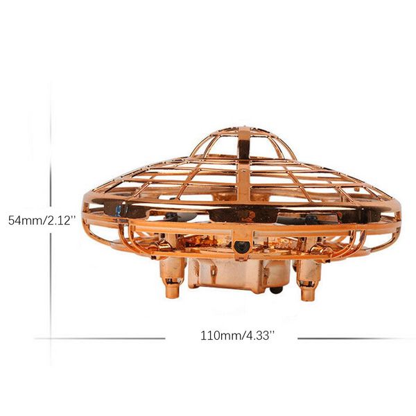 

ufo hand flying ufo mini induction suspension rc aircraft drone toys gift sensing and lights