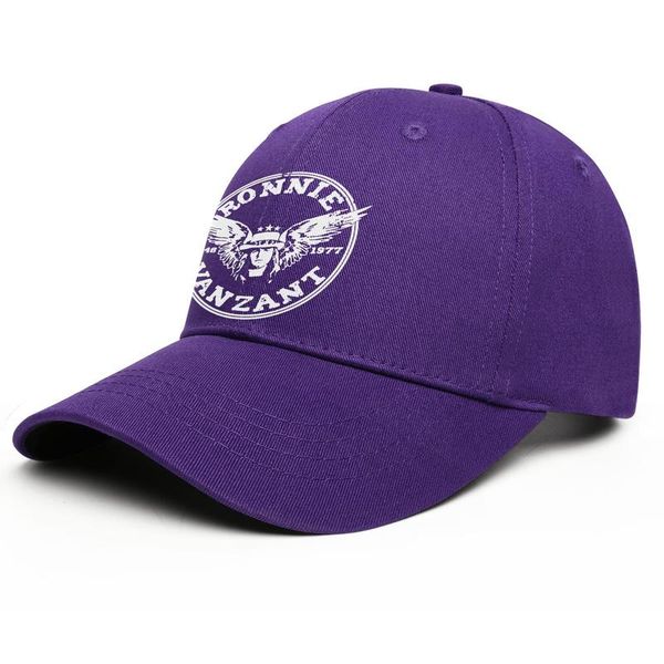 

fashion lynyrd skynyrd ronnie van zant 1948-1977 baseball cap designer original trucke hats rock flash gold band music skull home, Blue;gray