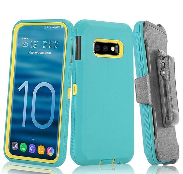 

defender armor case for iphone 11 11 pro max 8 plus xr samsung galaxy s10e plus crash-proof hybrid waterproof phone cover