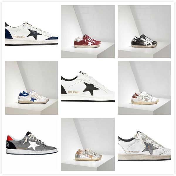 

2019 italy brand golden old tyle de igner fa hion neaker genuine leather men women ca ual hoe goo e trainer uper tar g 0020