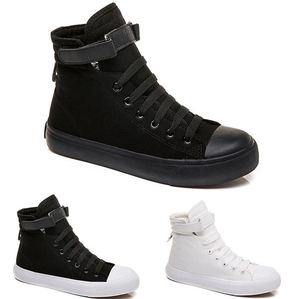 

women casual sneaker black white split fashion womens outdoor cloth shoes size 36-39