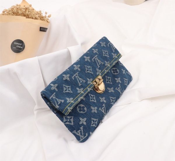 

LOU новый джинсовый клатч с деним холст материал мягкая замша подкладка клатч опто