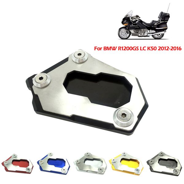 

motorcycle cnc kickstand foot side stand extension pad for r1200gs k50 2012-2016