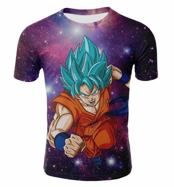 

совок лето дизайнер шею футболка моложавый свободная одежда мужская повседневная 3d печати с коротким рукавом взрывной шар дракона, White;black