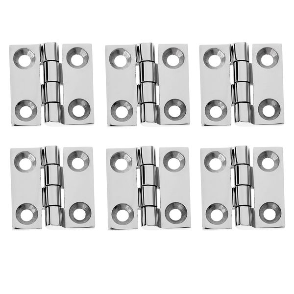 

6pcs heavy duty marine grade cast 316 stainless steel hinges deck boat door window cabinet butt hinge