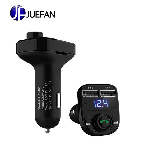 

car mp3 car bluetooth dual usb cigarette lighter fm support tf card and u disk extended playback
