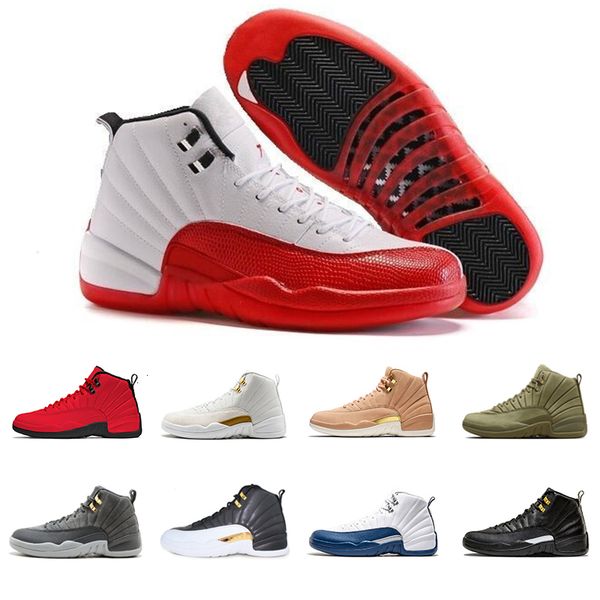 

горячая продажа баскетбол обувь тапки 12 12s спорт дизайнер обуви тренер крылья милан черный спортивные zapatos скидка zapatillas бесплатная