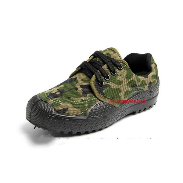 

non-brand 2020 camouflage low canvas shoes mens shoes hiking outdoor black green color flat wear resistant sport sneakers