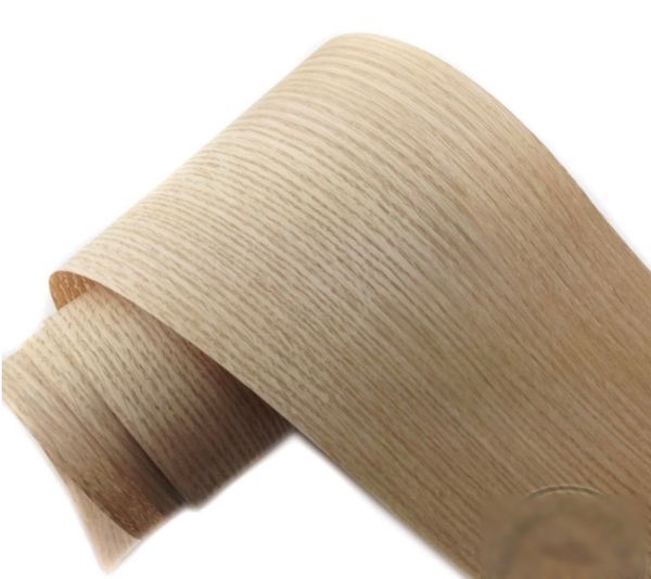 

2pcs/lot l:2.5meters wide:150mm thickness:0.25mm home decorative red oak bark wood veneer wooden furniture leather speaker