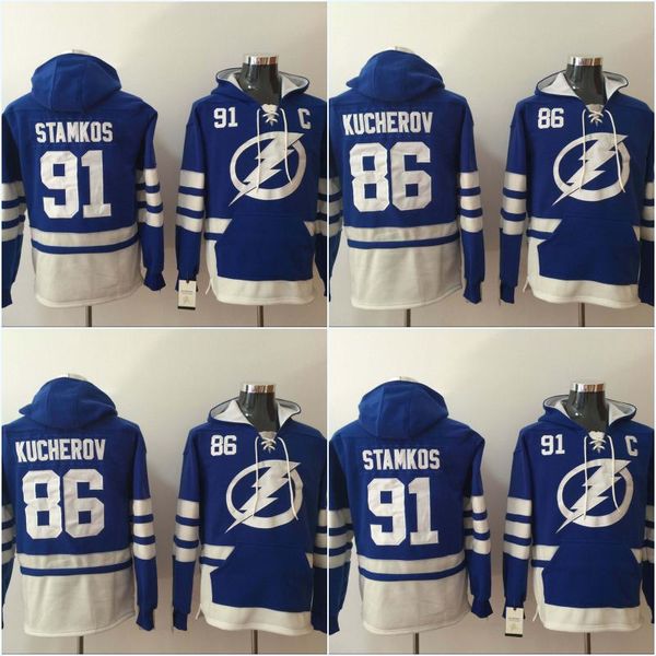 

New Hot Sale jersey Men's Tampa Bay Lightning 86 Nikita Kucherov 91 Steven Stamkos Hoodies Jerseys Sweatshirts