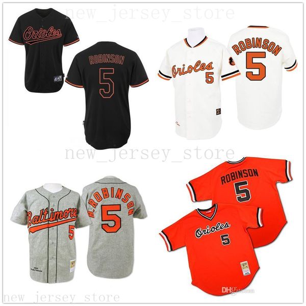

White grey orange black 1970 throw brook robin on authentic jer ey men 5 mitchell and ne be oriole
