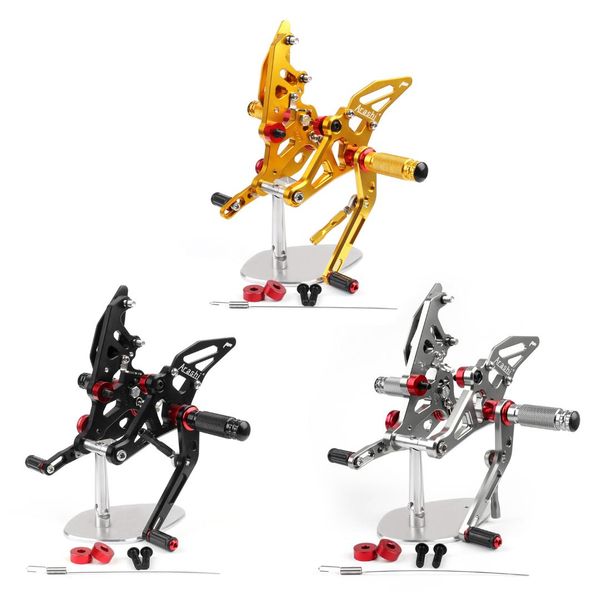 

areyourshop for mt-07 fz-07 mt07 2013-2016 rearset rear set footpegs adjustable motorcycle covers