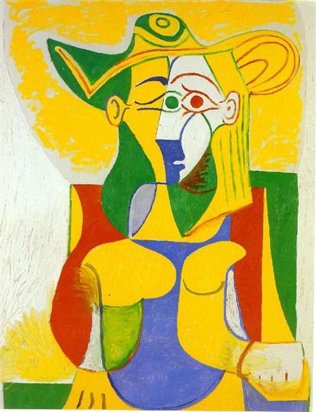 

pablo picasso classical oil painting woman sitting in an armchair female-portraits 100% handmade by experienced painter picasso1018