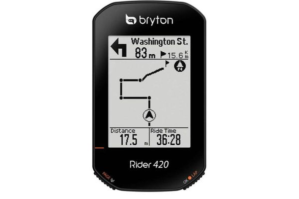 

bryton rider 420e wireless gps gnss / ant+ ble bike bicycle cycling computer