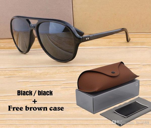 

excellent brand designer oval sunglasses women men anti uv400 coating glasses male mirrored eyewear sport goggles with cases and box, White;black