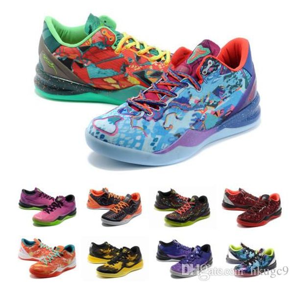 

Multicolor What the kobe 8 VIII System Top Basketball Shoes for Cheap Classic KB 8s Mamba Assassin/Easter/Master Sports Sneakers Size 40-46