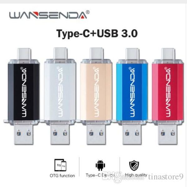 

wholesales price ale otg usb stick type c pen drive 128gb 64gb 32gb 16gb usb flash drive 3.0 high speed pendrive for type-c device