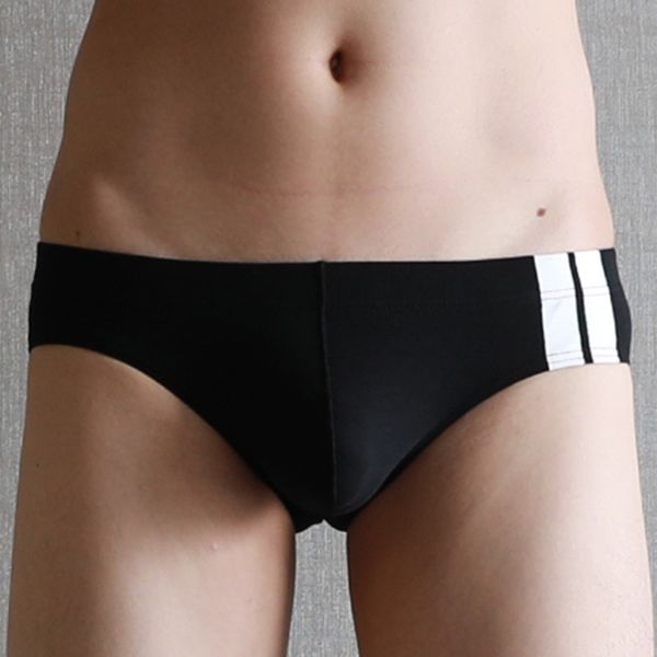 

men cotton underwear briefs mens comfortable underpants bikini male panties, Black;white