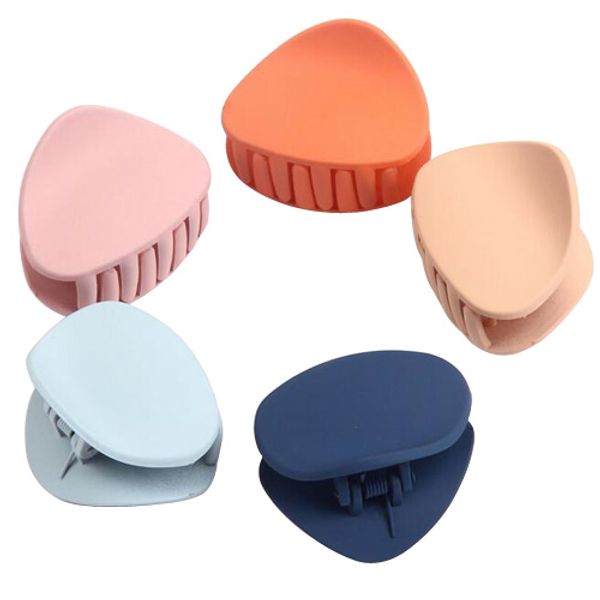 

fashion design women hair claw solid color hair crab retro square scrub hair clips, Golden;silver