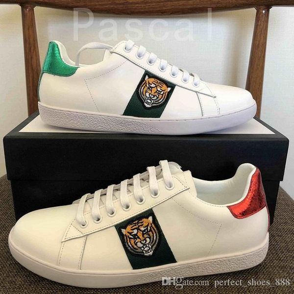 

gucci shoes новые мужчины женщина роскоши дизайнер обуви синяя красная полоса с высшего качеством новой версия обновления случайного тузом о, Black