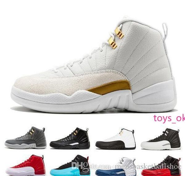 

designer wholesale 12 basketball shoes 12s mens black white flu game the master playoffs taxi gamma blue gym red wolf grey sports shoes
