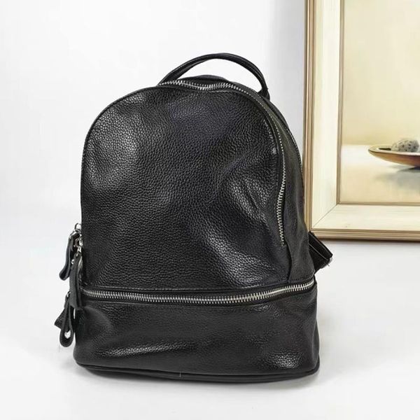

genuine leather college backpack purse womens mini small backpack bags for women backpacks school teenagers girls travel