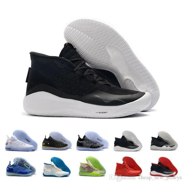 

new kevin durant 12s men basketball shoes kd 12 mens anniversary university camouflage trainers sports sneakers trainers