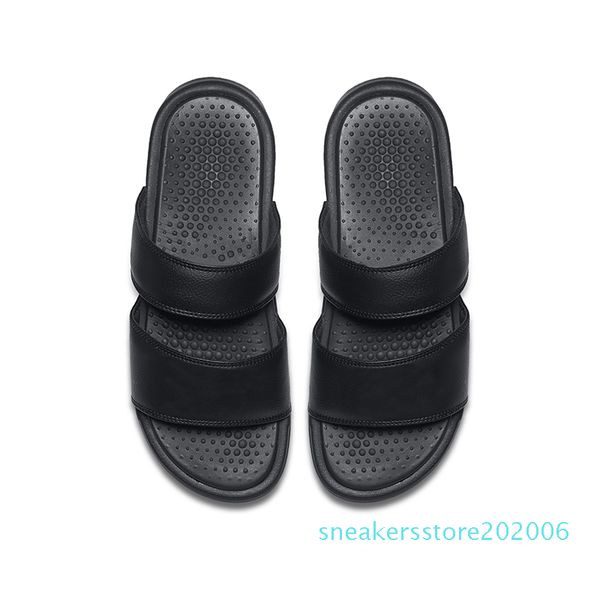 

men women designer slippers benassi black white red striped sandals causal non-slip summer slippers flip flops slipper size 36-45 s06