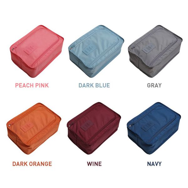 

shoe box korean version travel waterproof multi function storage bag portable foldable pure colour shoe basket factory direct selling 3 5yl