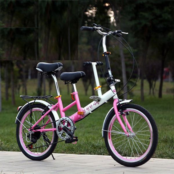 

20-inch mother and child folding bike with a child parent-child car to pick up and go to school shopping mother car
