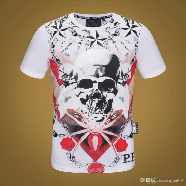 

newst casual tee harajuku summer 3d t shirts hip hop graphic print skull t-shirt 3d tshirt for men, White;black