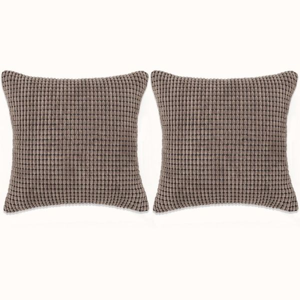 

бархат накидки 60x60 cm brown 2 units другие домашний текстиль