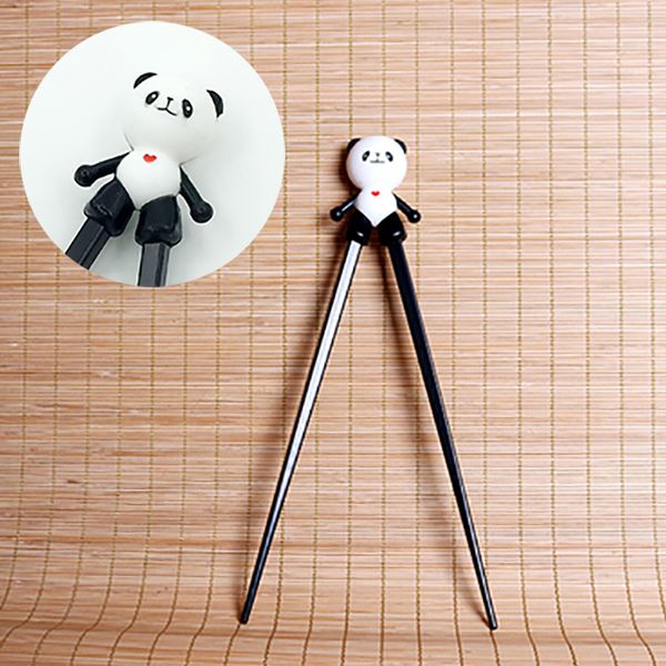 

2019 new practice auxiliary chinese chopsticks panda cartoon doll head training chopsticks children's animal shape lovely tools